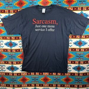 Sarcasm T-Shirt Funny‎ Graphic Tee Novelty Humor XL